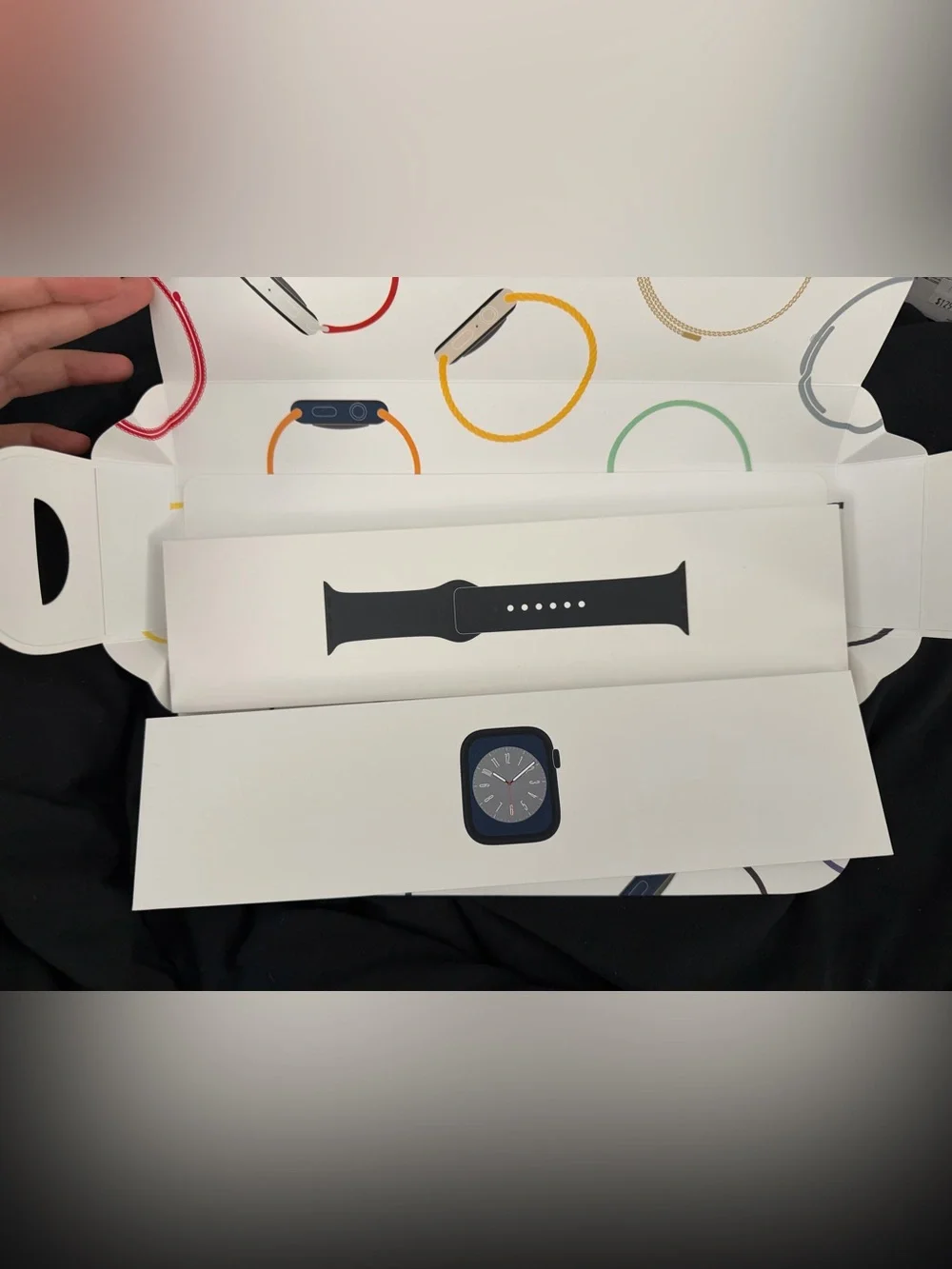 BRAND NEW Apple Watch Series 8 41mm Midnight Aluminum, Sport Band S/M, Cellular